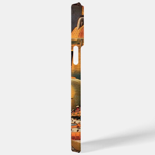  wetenschapsfiche Futuristic City Flying Car Case-Mate iPhone Case (Achterkant / Rechts)