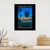 Wetenschapsfiche Interstellaire cruises Caspar Lin Poster (Keuken)