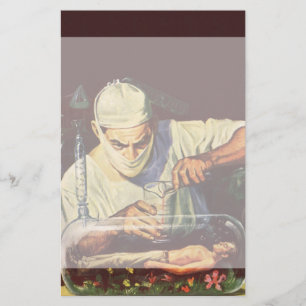  Wetenschapsfiche, Laboratory Mad Scientist Briefpapier