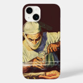  Wetenschapsfiche, Laboratory Mad Scientist Case-Mate iPhone Case (Achterkant)
