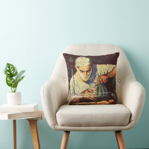 Wetenschapsfiche, Laboratory Mad Scientist Kussen