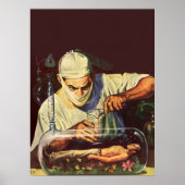  Wetenschapsfiche, Laboratory Mad Scientist Poster (Voorkant)