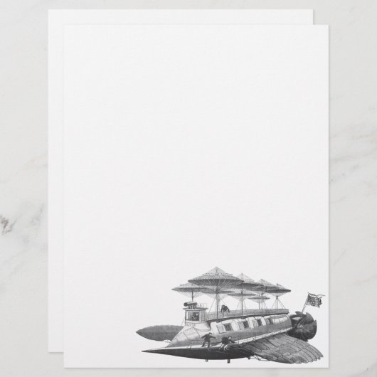  wetenschapsfiche Steampunk Airship Eclipse (Voorkant / Achterkant)