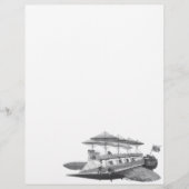 wetenschapsfiche Steampunk Airship Eclipse Flyer (Voorkant)