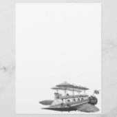 wetenschapsfiche Steampunk Airship Eclipse Flyer (Achterkant)