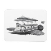  wetenschapsfiche Steampunk Airship Eclipse Magneet (Horizontaal)