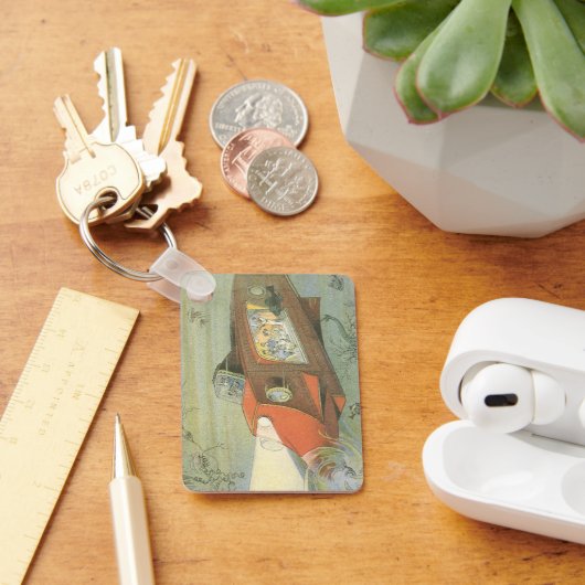 Wetenschapsfiche Steampunk-onderzeeër in Zee Sleutelhanger (Bureau)