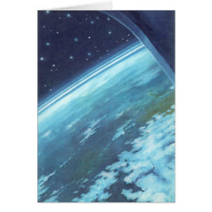  Wetenschapsfilm, Aarde bij nacht met sterren