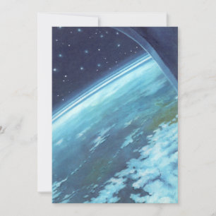 Wetenschapsfilm, Aarde bij nacht met sterren