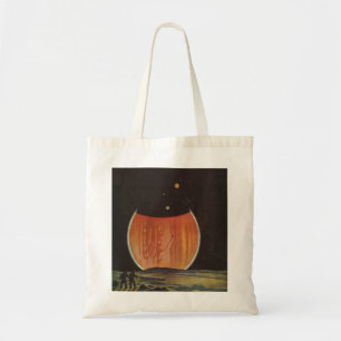 Wetenschapsfilm, astronauten op Ganymede Tote Bag