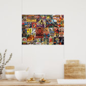  wetenschapsfilm Collage Poster (Keuken)