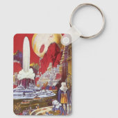 Wetenschapsfilm, de verloren stad van Atlantis Sleutelhanger (Achterkant)