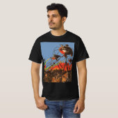 Wetenschapsfilm HG Wells War of the Worlds T-shirt (Voorkant volledig)