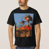 Wetenschapsfilm HG Wells War of the Worlds T-shirt (Voorkant)