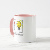 Wetenschapsfysica, je maakt me compleet Funny Joke Mok (Voorkant links)