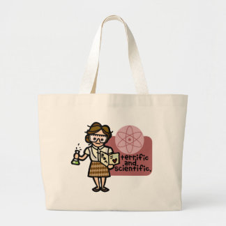 wetenschapskap. grote tote bag