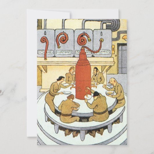 wetenschapskerij, laboratoriumwetenschappers eten (Voorkant)