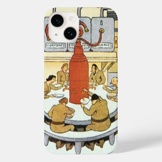  wetenschapskerij, laboratoriumwetenschappers eten Case-Mate iPhone case (Achterkant)