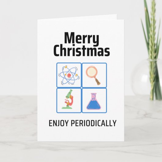 Wetenschapskerst Kaart (Voorkant)