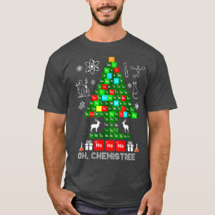 Wetenschapskerstmis, chemist Tree Chem T-shirt