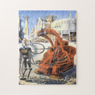  wetenschapsketen Futuristische City Alien Wars Legpuzzel