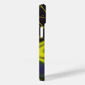  wetenschapsketen Neon Green Planet w Rings Case-Mate iPhone Case (Achterkant / Rechts)