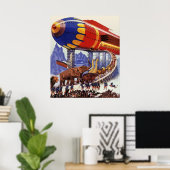  wetenschapsketen, Noah's ark Wilde Dieren Poster (Thuiskantoor)