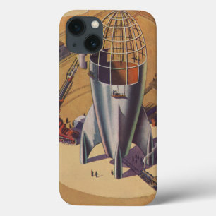  wetenschapsketen, Sci Fi, een Rocket iPhone 13 Hoesje