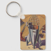  wetenschapsketen, Sci Fi, een Rocket Sleutelhanger (Voorkant)
