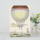  wetenschapsketen Steampunk Hot Air ballon Briefpapier (Staand voorkant)