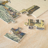 wetenschapsketen Steampunk Hot Air ballon Legpuzzel (Zijkant)