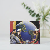  wetenschapsketens Aarde Briefkaart (Staand voorkant)