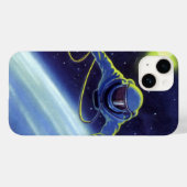  wetenschapskeuforonaut op een ruimtevaart Case-Mate iPhone case (Achterkant (horizontaal))