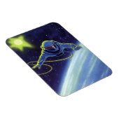 wetenschapskeuforonaut op een ruimtevaart magneet (Rechterzijde)