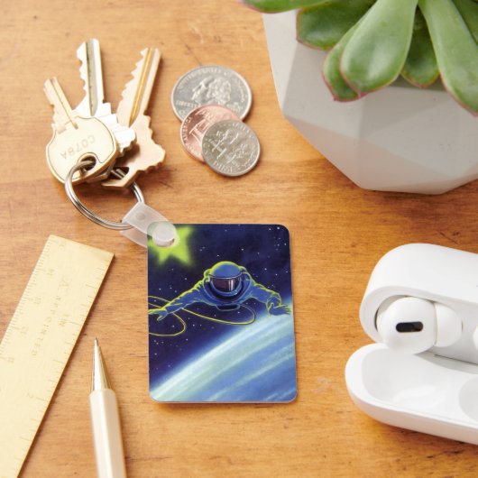  wetenschapskeuforonaut op een ruimtevaart sleutelhanger (Bureau)