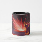  wetenschapskeuzes Alien Red Planet Explosion Mok (Midden)