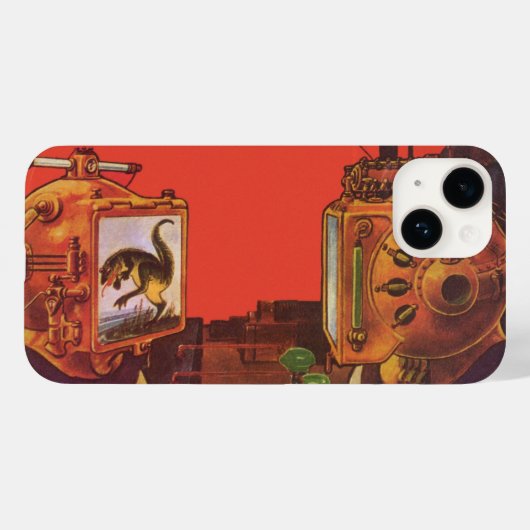 wetenschapskictie, Alien Steam Punk helmen Case-Mate iPhone Case (Achterkant (horizontaal))