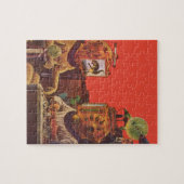  wetenschapskictie, Alien Steam Punk helmen Legpuzzel (Horizontaal)