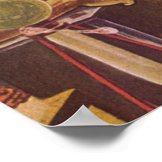 wetenschapskictie, Alien Steam Punk helmen Poster (Hoek)