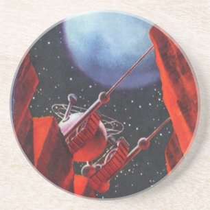  wetenschapskictie, Canyon Space Moon Rover Zandsteen Onderzetter