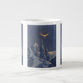 wetenschapskictie, Crescent Moon Snow Planet Extra Grote Mok (Voorkant)