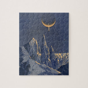 wetenschapskictie, Crescent Moon Snow Planet Legpuzzel