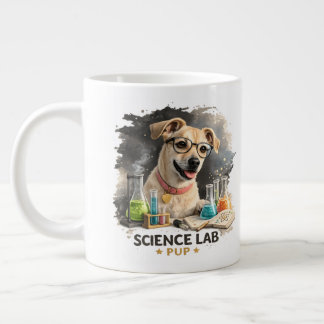 Wetenschapslab Superstar Schattige Hond met Bril Extra Grote Beker
