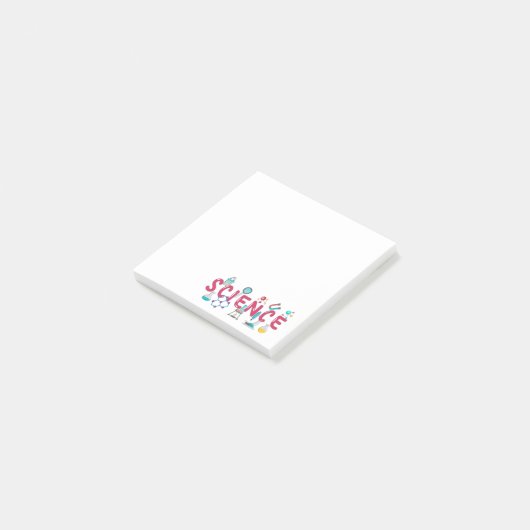 Wetenschapslaboratoriumapparatuur Post-it® Notes (Schuin)