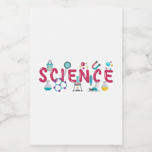 Wetenschapslaboratoriumapparatuur Voedselcontainer Etiket (Enkel label)