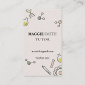 Wetenschapsleraar chemie visitekaartje (Achterkant)