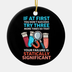 Wetenschapsleraar Funny Science Keramisch Ornament