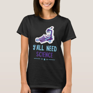 Wetenschapsleraar microscoop die jullie allemaal n t-shirt