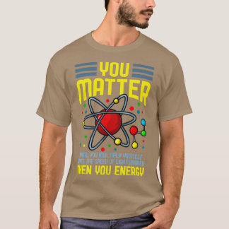Wetenschapsleraar natuurkunde t-shirt