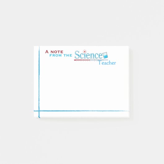 Wetenschapsleraar Post-it Notes (Voorkant)